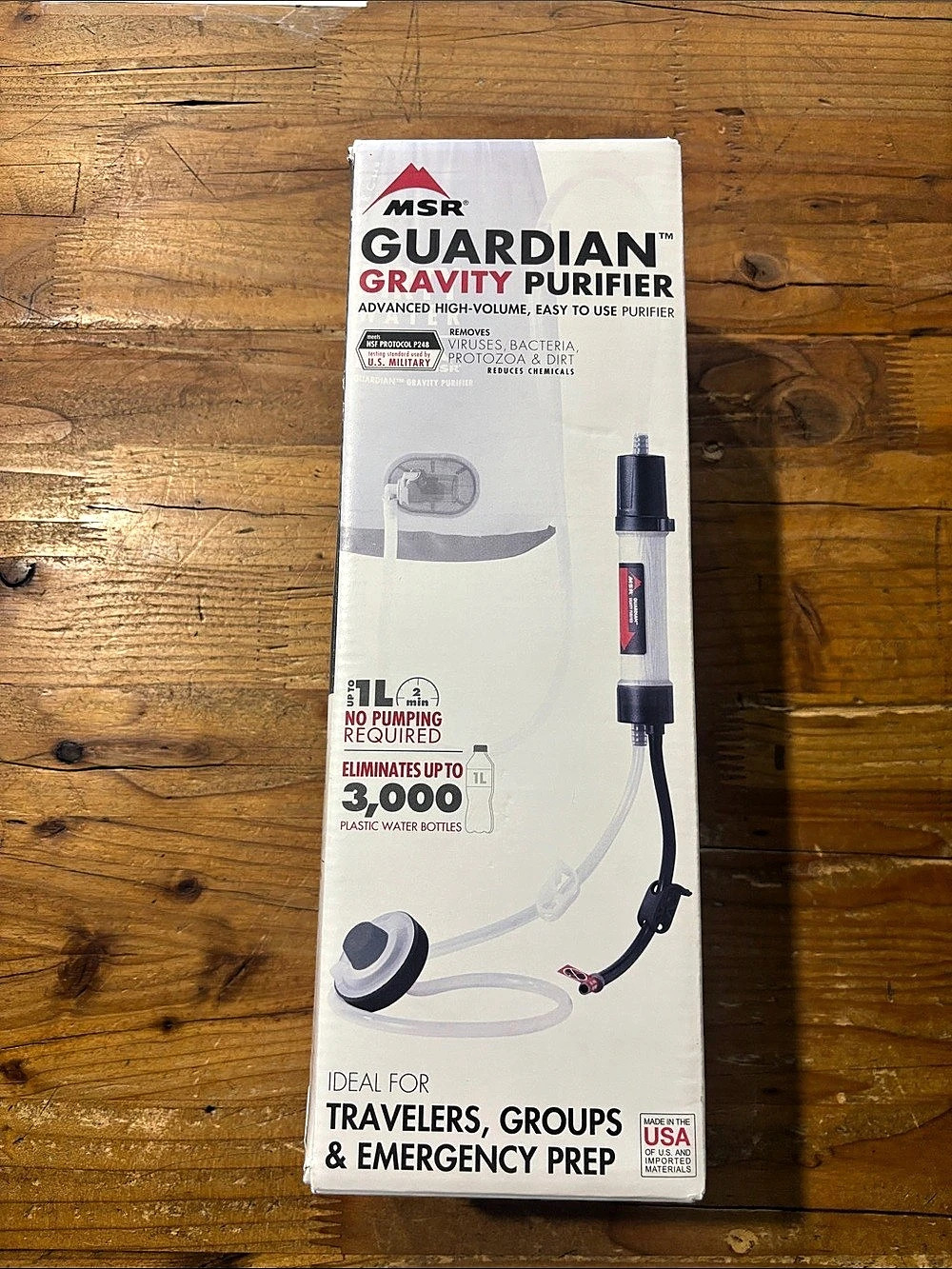 MSR Guardian Gravity Purifier Water Purifier
